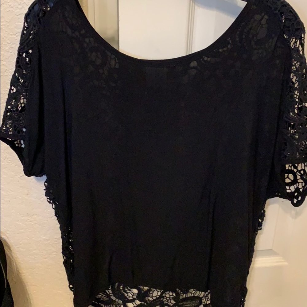 Ella Moss black blouse